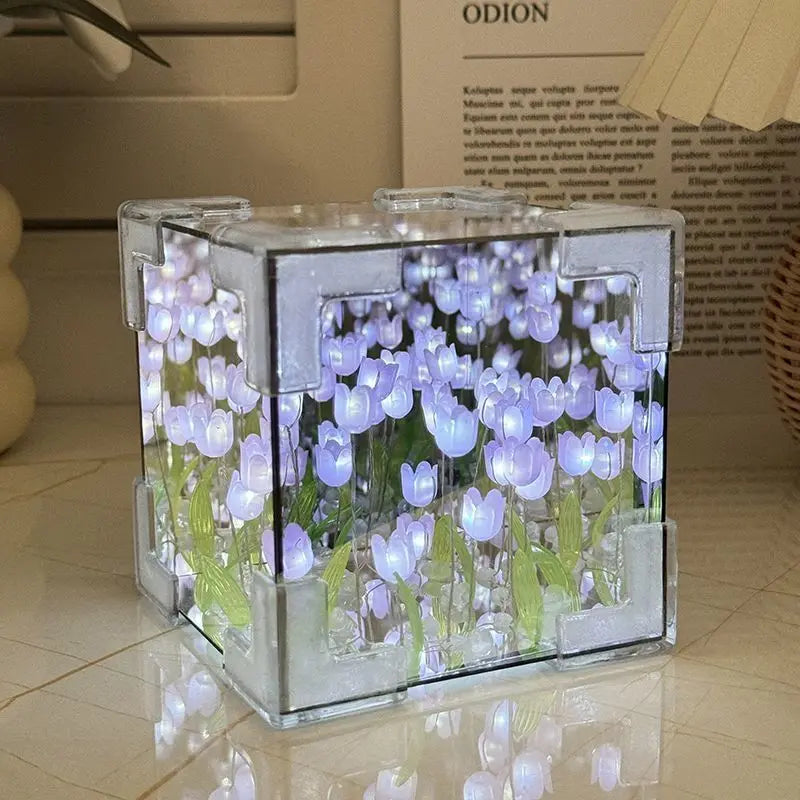 Tulip Flower Cube