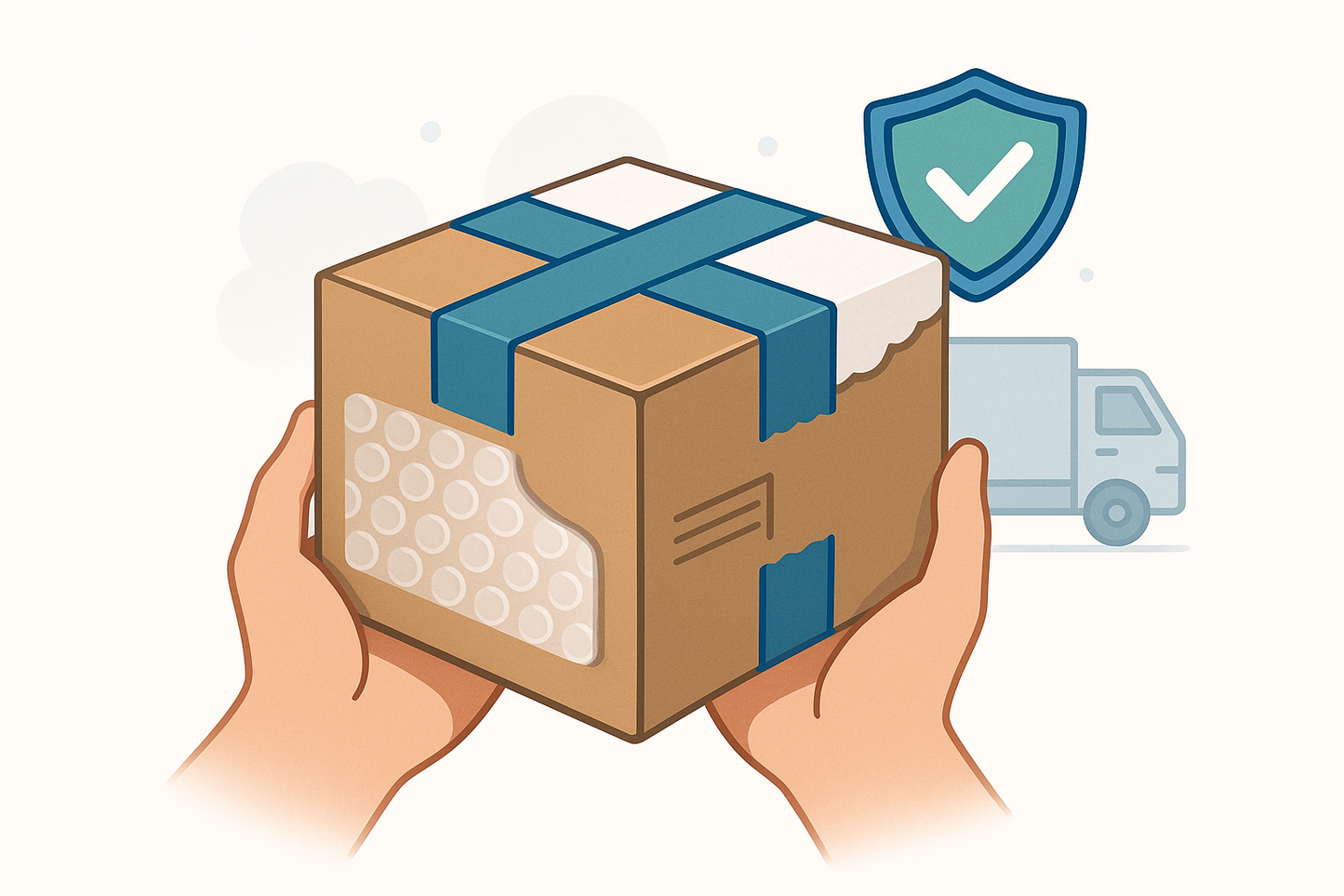 please help me create a nice shipping protection media picture