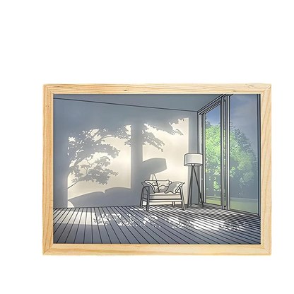 Sunlight Window Wooden Photo Night Luminous