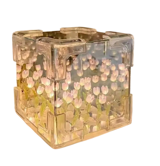 Tulip Flower Cube