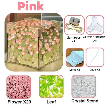 Tulip Flower Cube