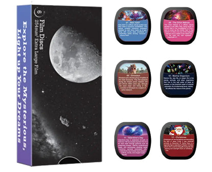 Galaxy Star Projector Night Light Discs Realistic