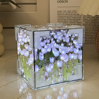 Tulip Flower Cube