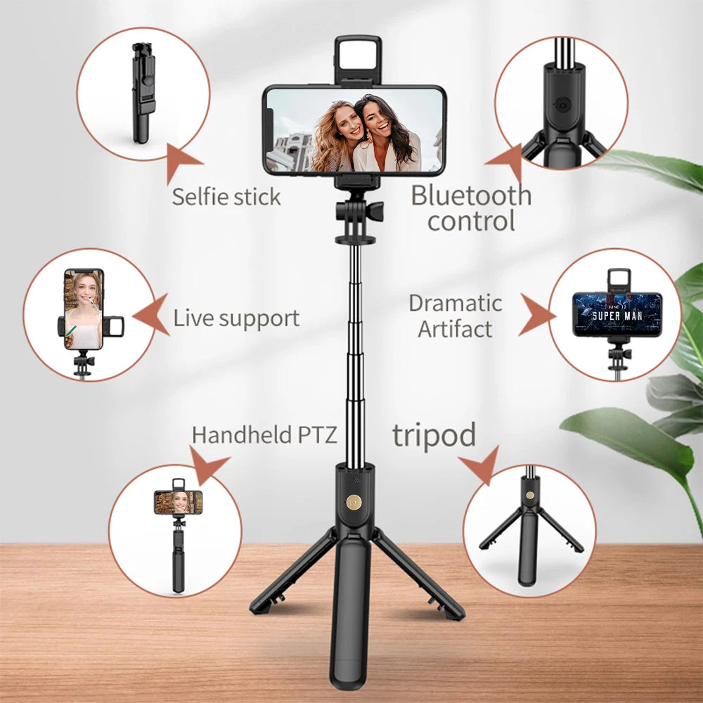 Wireless Selfie Stick Tripod