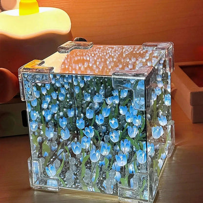 Tulip Flower Cube