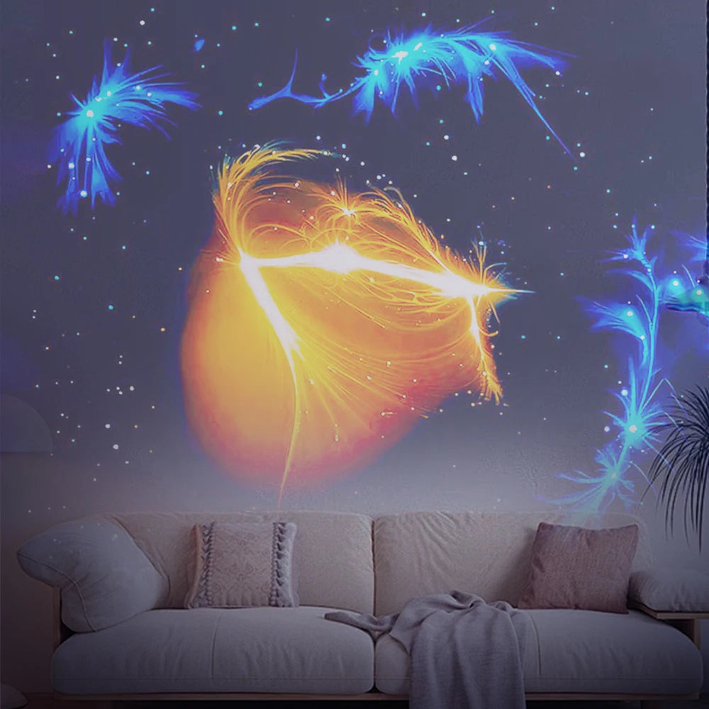 Galaxy Star Projector Night Light Discs Realistic